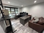 Office with large windows