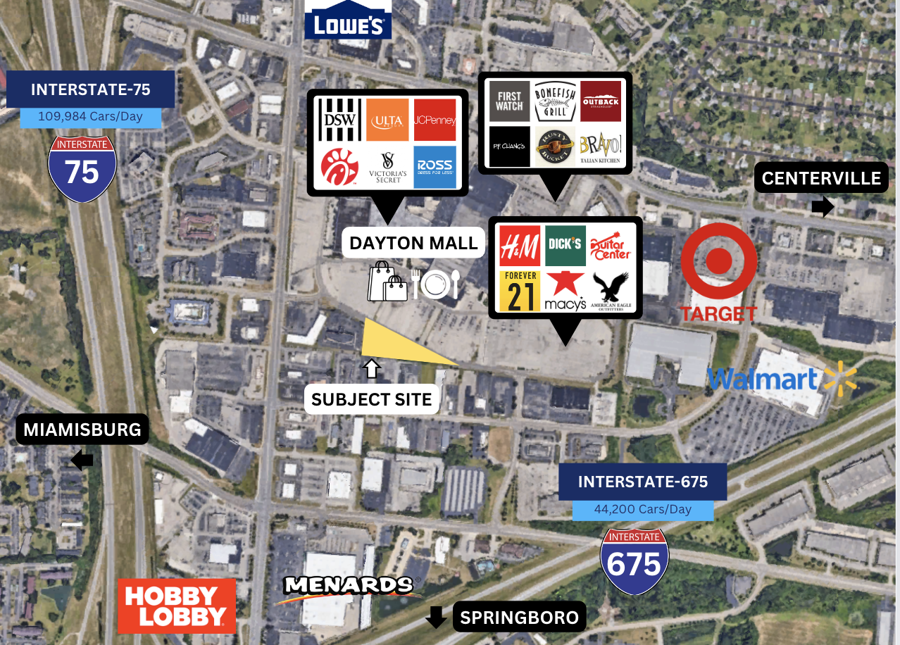 8950 Mall Ring Rd, Dayton, OH à vendre Aérien– Image 1 sur 3