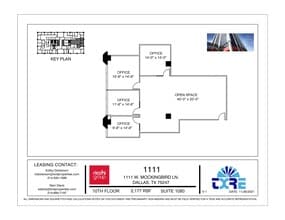 1111 W Mockingbird Ln, Dallas, TX à louer Plan de site– Image 2 sur 2