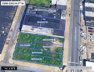 Plus de détails pour 2300-12 2nd St st, Philadelphia, PA - Terrain à vendre