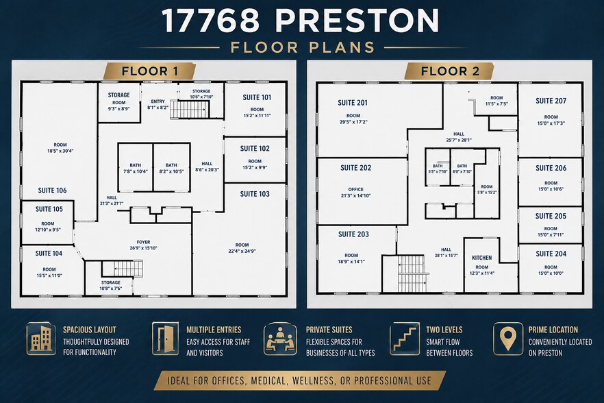 17768 Preston Rd, Dallas, TX à vendre - Photo de l’immeuble – Image 3 sur 10