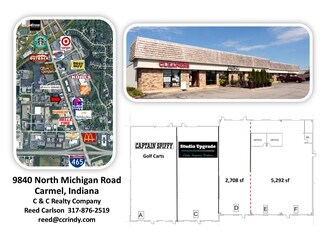 Plus de détails pour 9830 N Michigan Rd, Carmel, IN - Bureau, Local commercial à louer