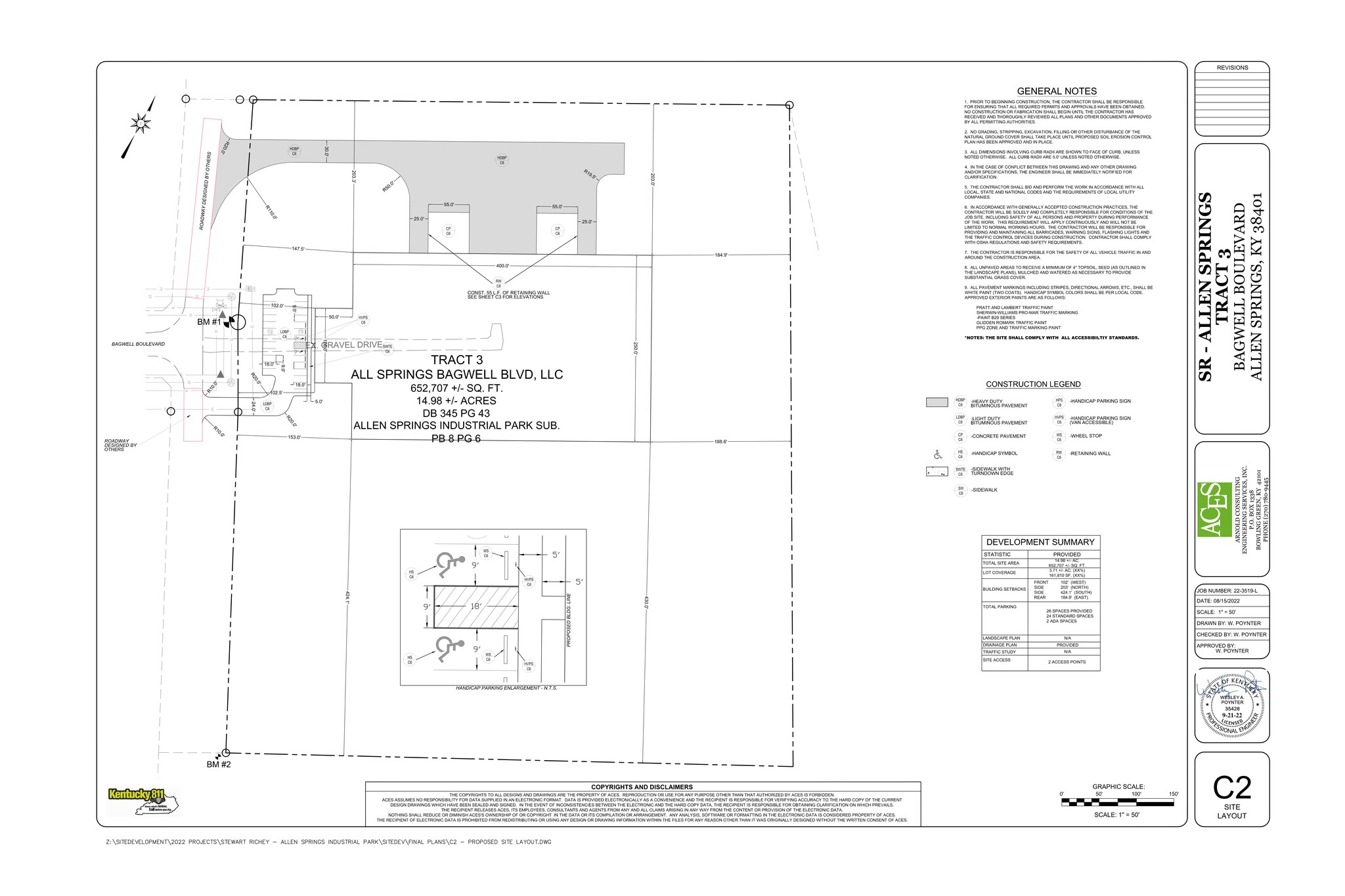 55 Bagwell Blvd, Scottsville, KY à louer Plan de site– Image 1 sur 1