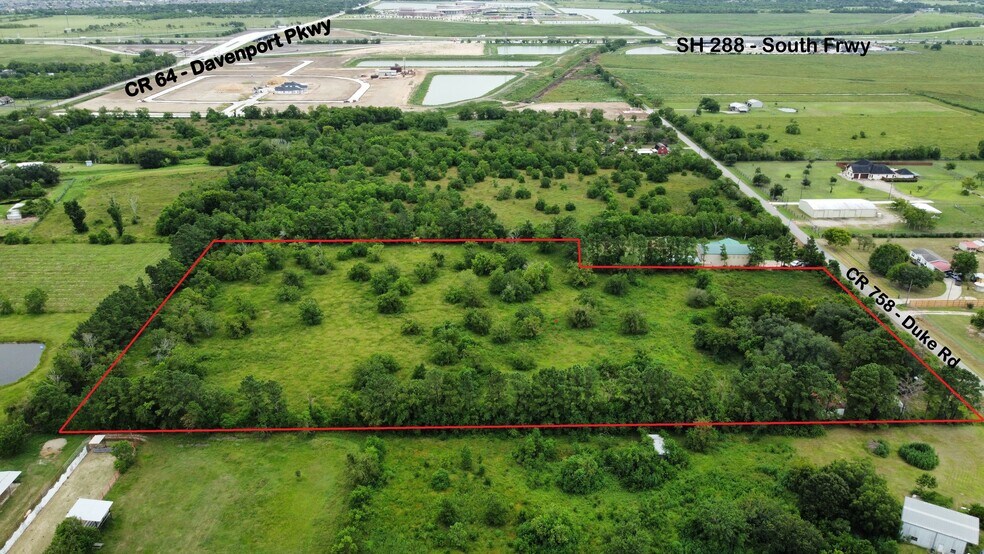 0 County Road 758, Rosharon, TX à vendre - Aérien – Image 2 sur 32