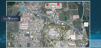 150 Innovation Dr, Elk Grove Village, IL - VUE AÉRIENNE  vue de carte - Image1