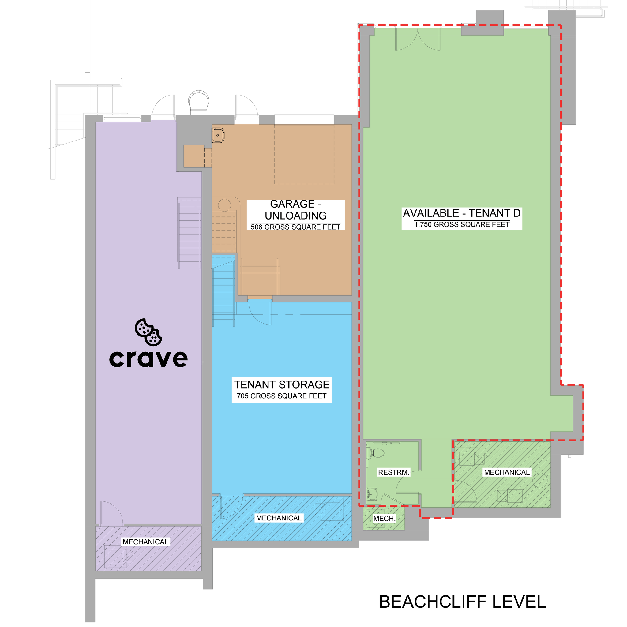 19350 Detroit Rd, Rocky River, OH à louer Plan d’étage– Image 1 sur 1