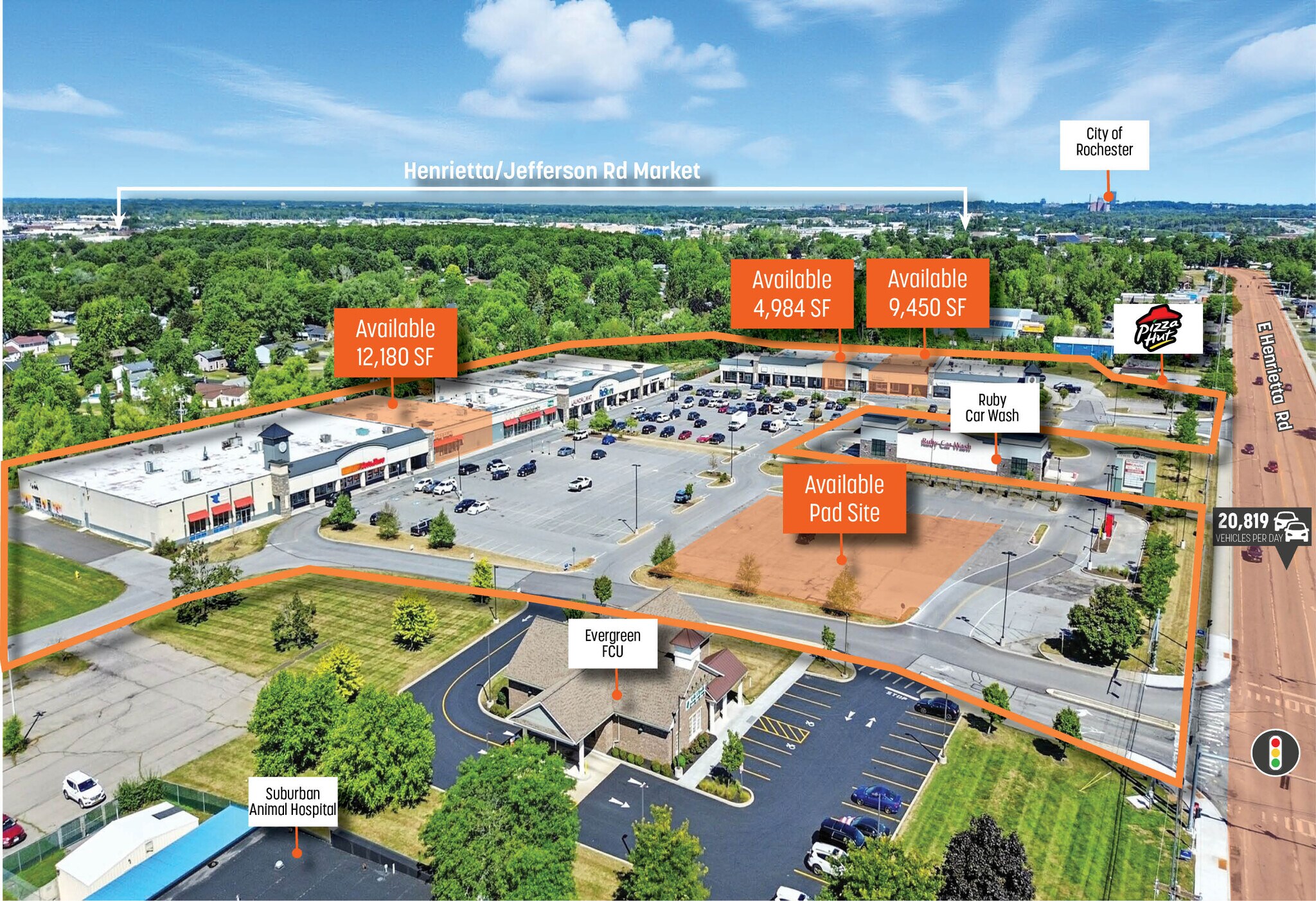 2199 E Henrietta Rd, Rochester, NY à louer Photo de l’immeuble– Image 1 sur 12