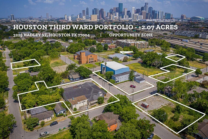 Houston Third Ward Portfolio portefeuille de 8 biens à vendre sur LoopNet.fr - Aérien – Image 1 sur 10