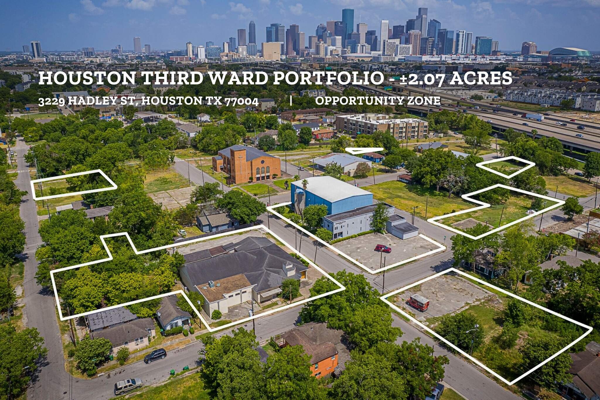 Houston Third Ward Portfolio portefeuille de 8 biens à vendre sur LoopNet.fr Aérien– Image 1 sur 11