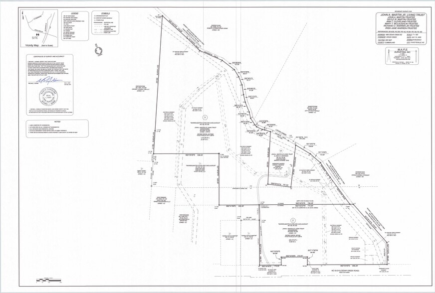 1870 Cedar Creek Rd, Fayetteville, NC à vendre - Plan de site – Image 3 sur 15