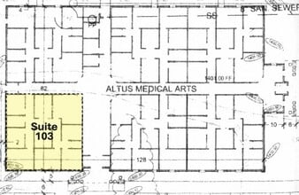 1015 E Broadway St, Altus, OK à louer Plan d’étage– Image 1 sur 1