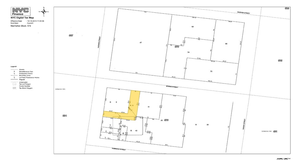 286 Spring St, New York, NY à louer - Plan cadastral – Image 2 sur 7