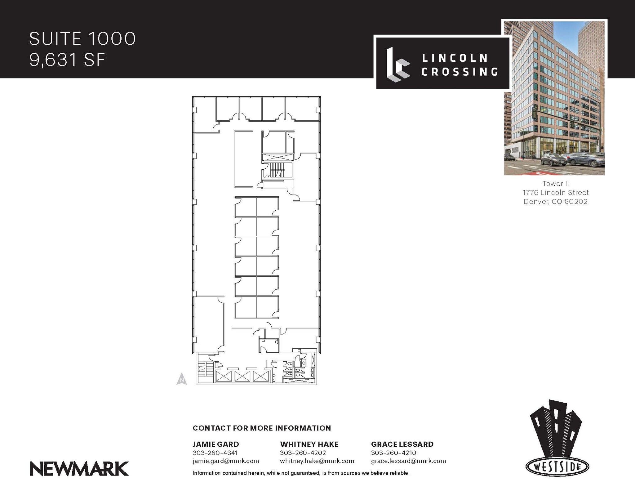 1776 N Lincoln St, Denver, CO à louer Plan d’étage– Image 1 sur 1