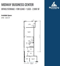 4275 Kellway Cir, Addison, TX à louer Plan d’étage– Image 1 sur 1