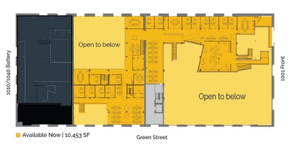 1001 Front St, San Francisco, CA à louer Plan d’étage– Image 1 sur 1