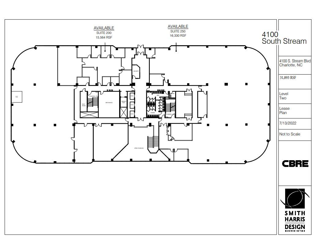 4100 S Stream Blvd, Charlotte, NC à louer Plan d’étage– Image 1 sur 1