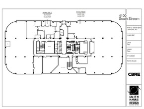 4100 S Stream Blvd, Charlotte, NC à louer Plan d’étage– Image 1 sur 1