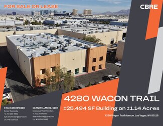 Plus de détails pour 4280 Wagon Trail Ave, Las Vegas, NV - Industriel/Logistique à vendre