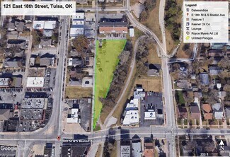Plus de détails pour 121 18th St, Tulsa, OK - Terrain à vendre