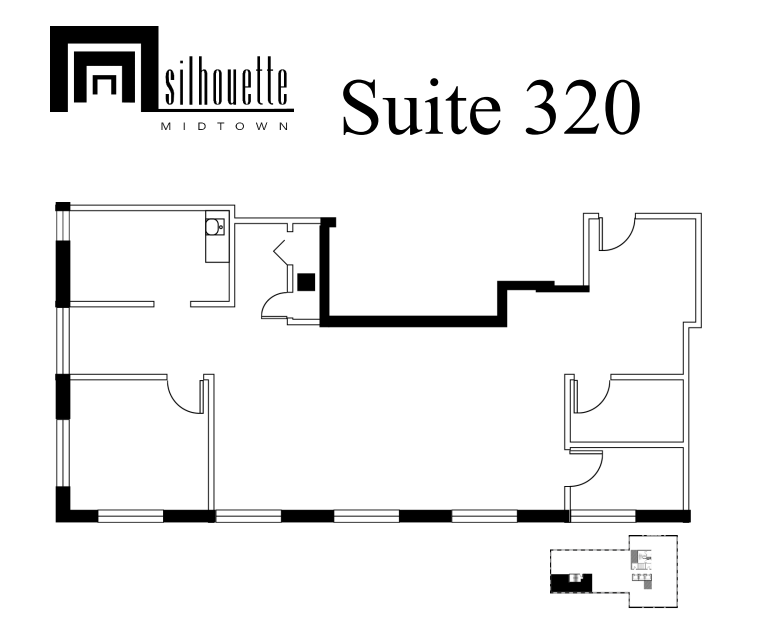1447 Peachtree St NE, Atlanta, GA à louer Plan d’étage– Image 1 sur 1