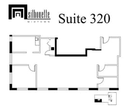 1447 Peachtree St NE, Atlanta, GA à louer Plan d’étage– Image 1 sur 1