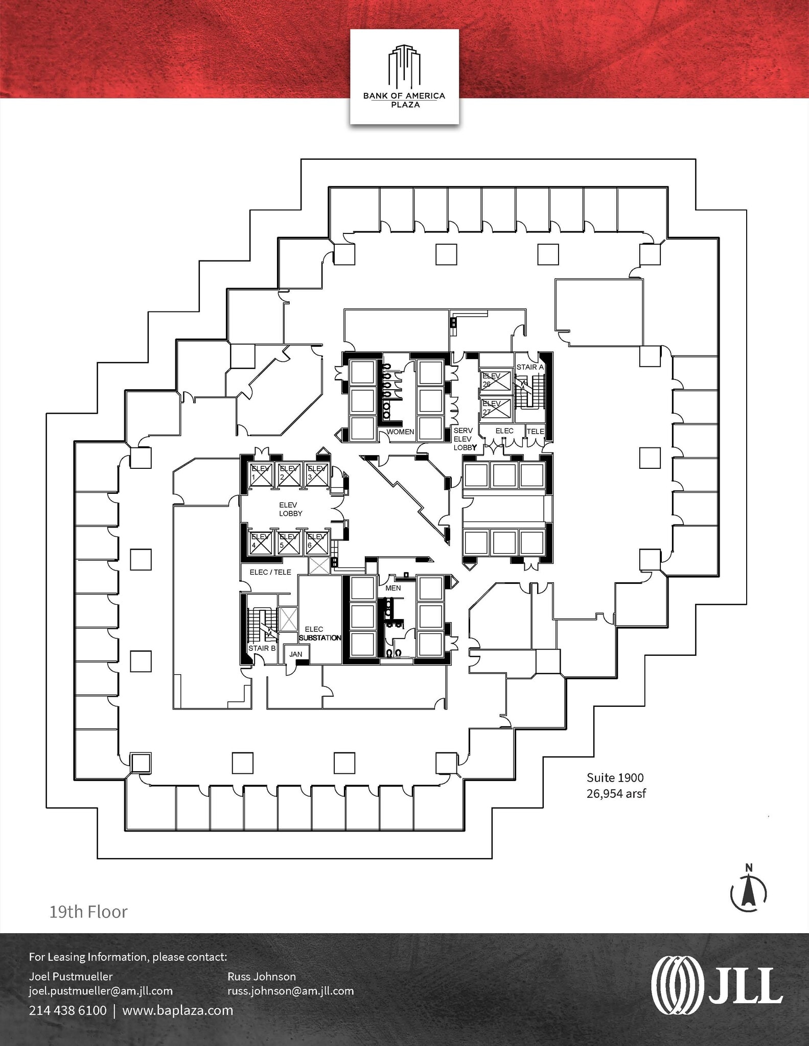 901 Main St, Dallas, TX à louer Plan d’étage– Image 1 sur 1