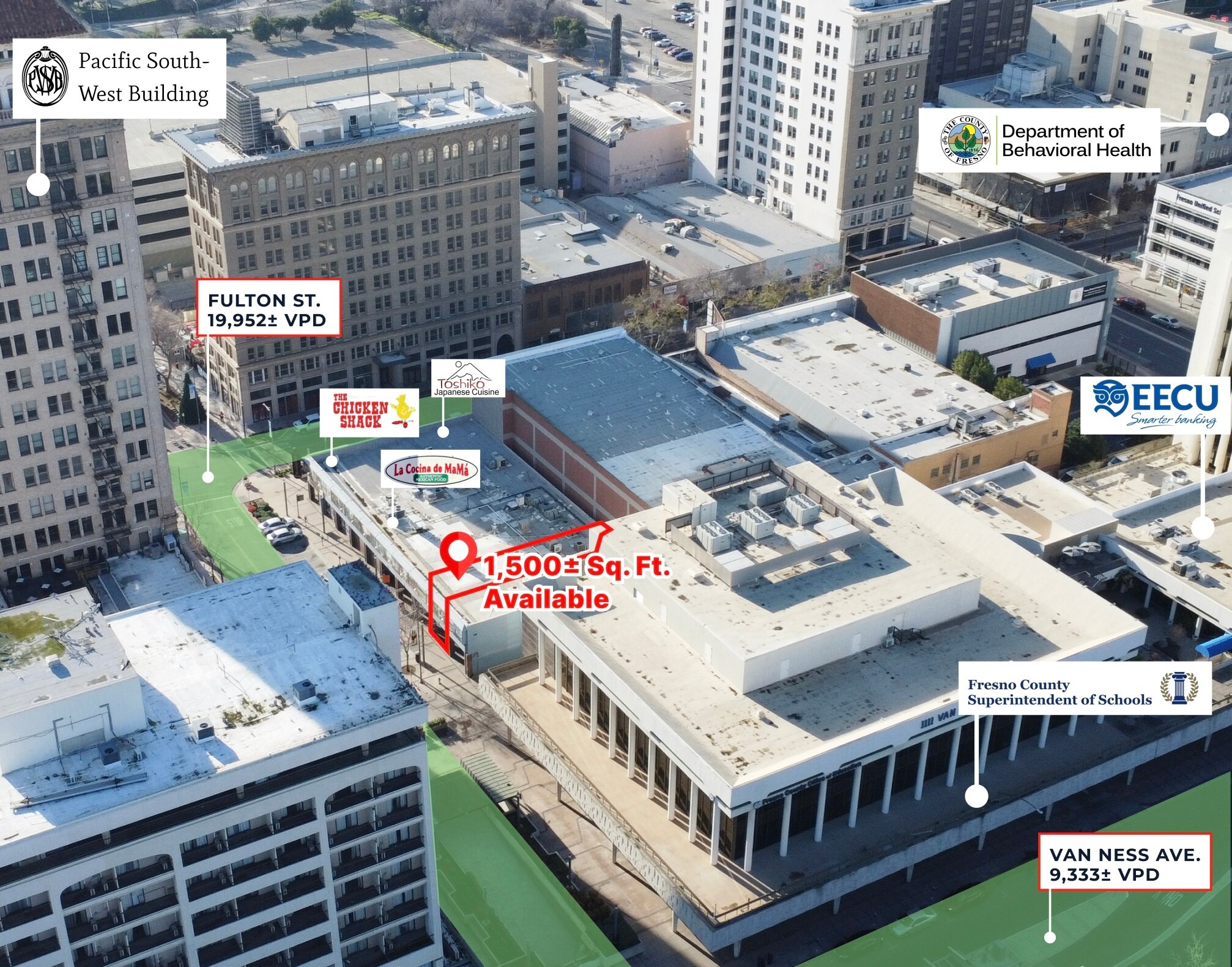 2019 Mariposa St, Fresno, CA à louer Photo de l’immeuble– Image 1 sur 4