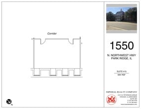 1550 N Northwest Hwy, Park Ridge, IL à louer Plan de site– Image 1 sur 1