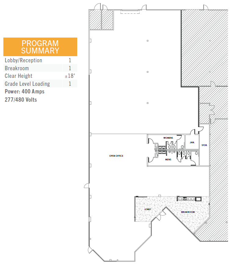 51-61 Daggett Dr, San Jose, CA à louer Plan d’étage– Image 1 sur 2