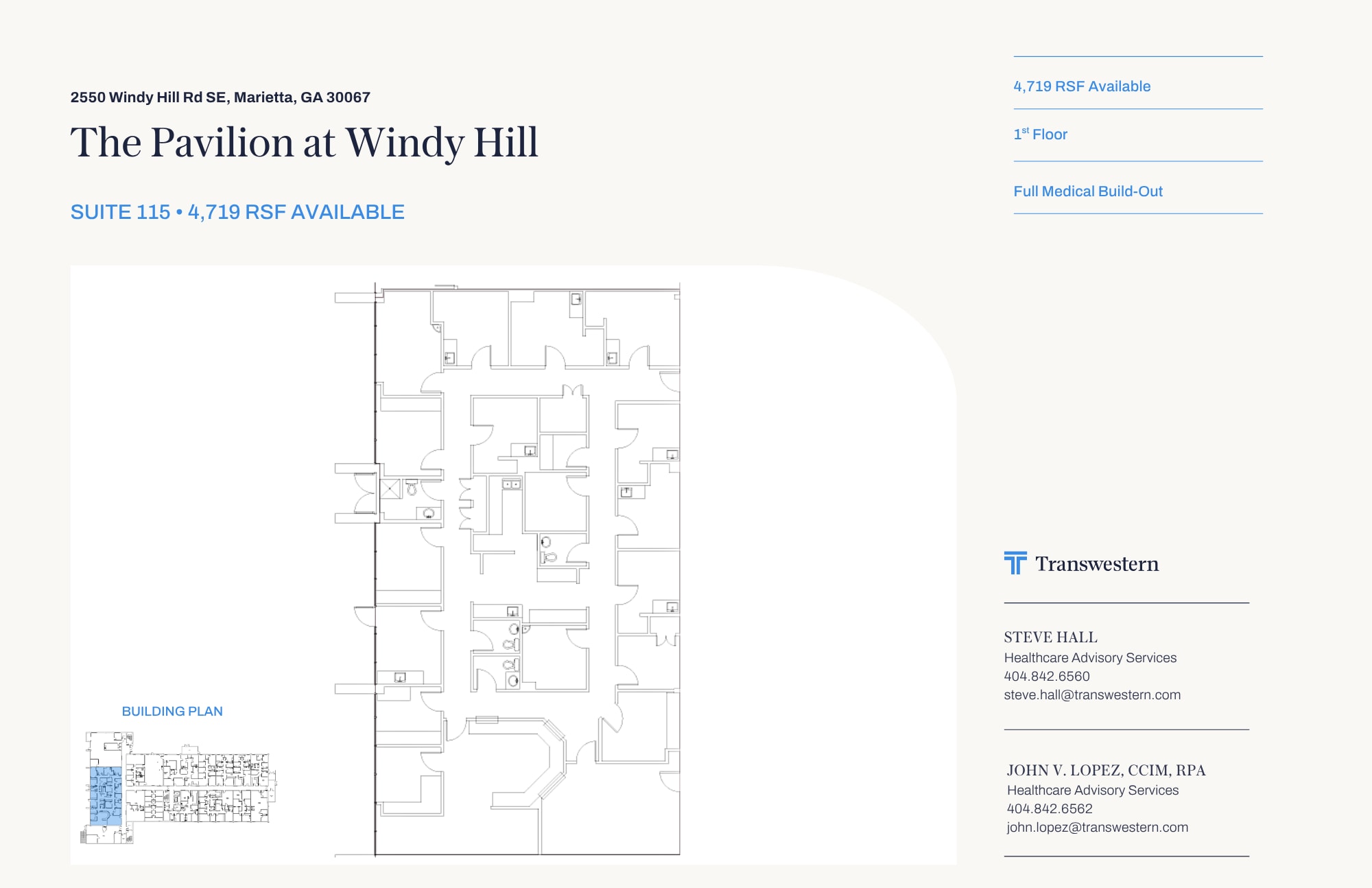 2550 Windy Hill Rd SE, Marietta, GA à louer Plan d’étage– Image 1 sur 1