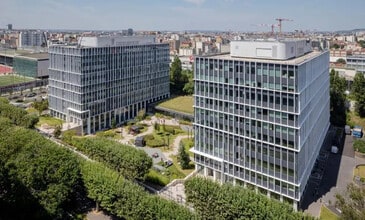 11 Avenue Dubonnet, Courbevoie, HDS - Vue aérienne  vue de carte