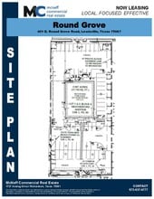 401 E Round Grove Rd, Lewisville, TX à louer Plan de site– Image 2 sur 2