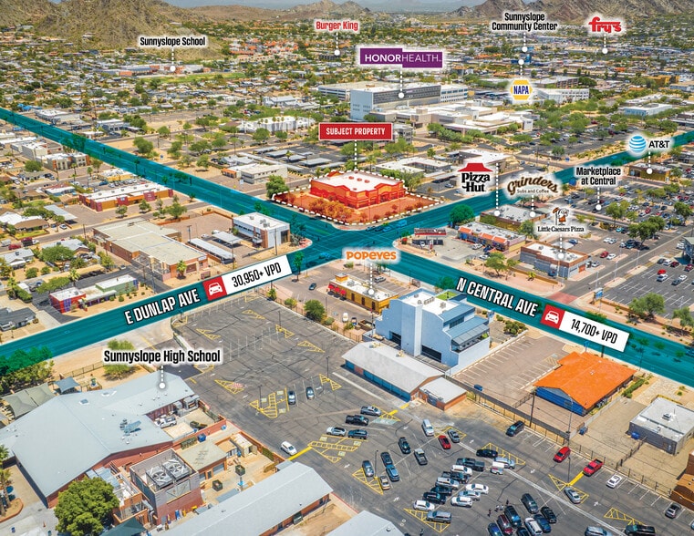 10 E Dunlap Ave, Phoenix, AZ à louer - Aérien – Image 2 sur 6