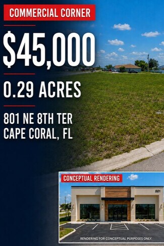 Plus de détails pour 801 NE 8th Ter, Cape Coral, FL - Terrain à vendre
