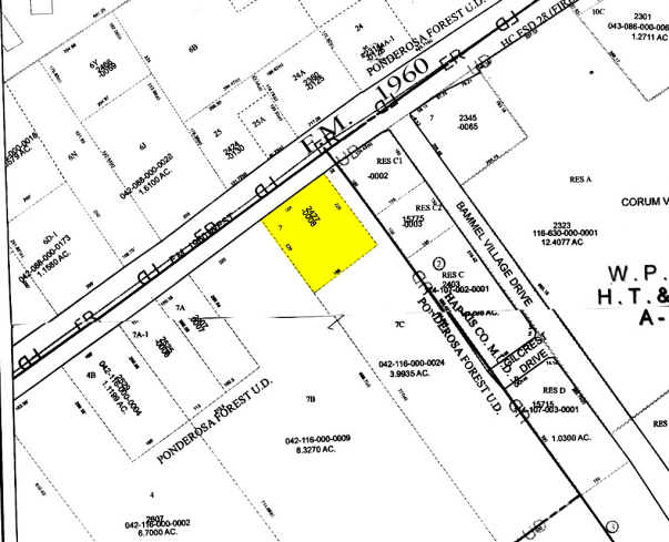 2427 FM 1960 Rd W, Houston, TX à louer - Plan cadastral – Image 2 sur 4