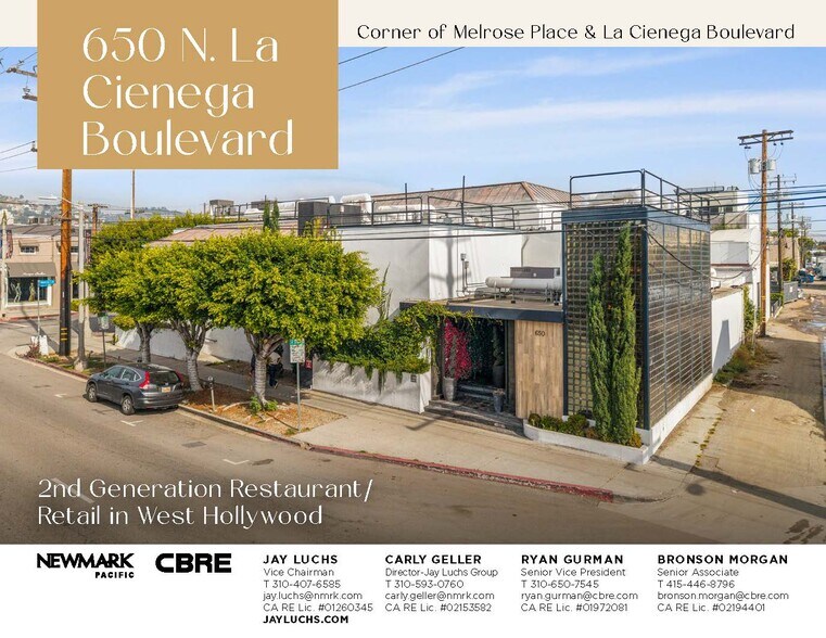 650 N La Cienega Blvd, West Hollywood, CA à louer - Photo de l’immeuble – Image 2 sur 20