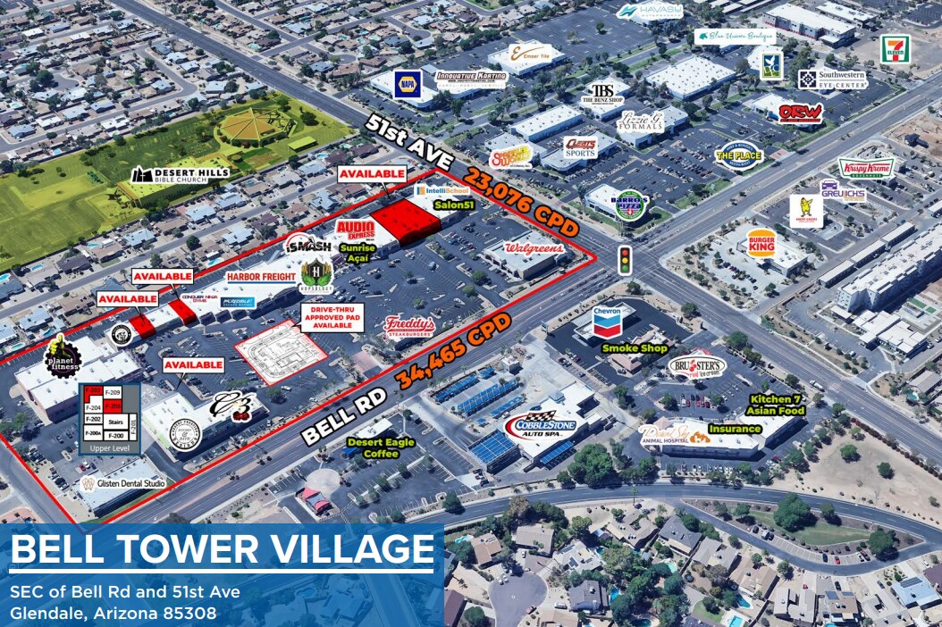 4915-4965 N 51st Ave, Glendale, AZ à louer Photo de l’immeuble– Image 1 sur 10