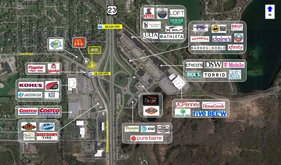 6550 Whitmore Lake Rd, Brighton, MI à louer - Photo de l’immeuble – Image 2 sur 4