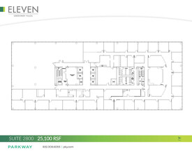 11 Greenway Plz, Houston, TX à louer Plan d’étage– Image 2 sur 2