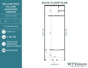 7701 Dwyer Blvd, New Orleans, LA à louer Plan d’étage– Image 1 sur 1