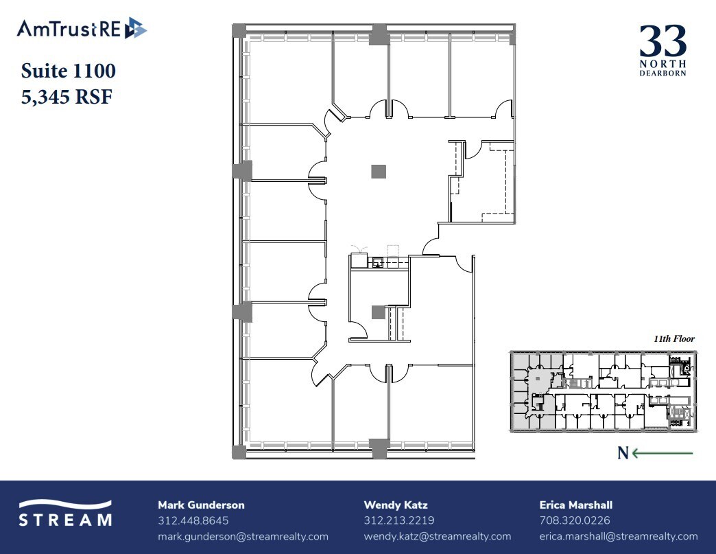 33 N Dearborn St, Chicago, IL à louer Plan d’étage– Image 1 sur 1
