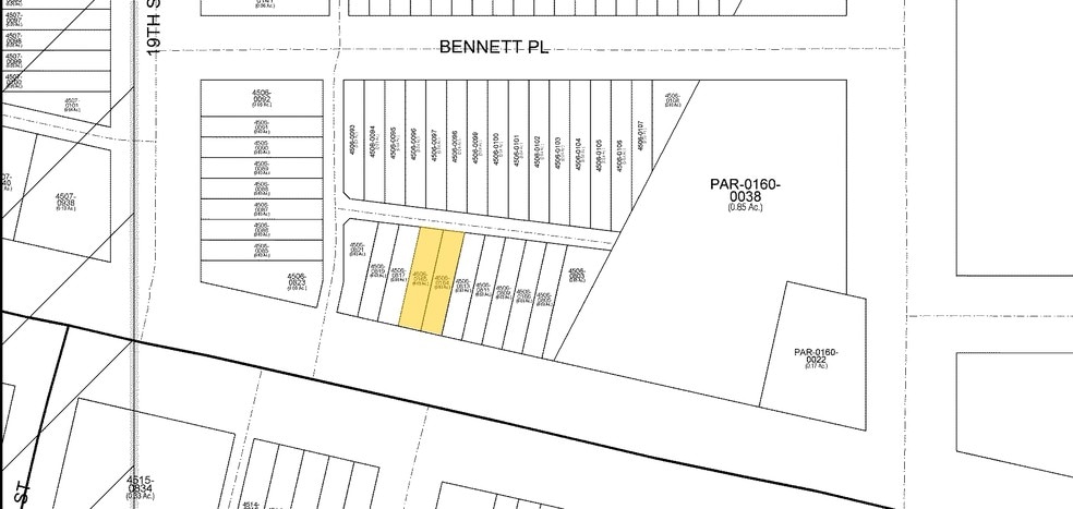 1916-1918 Benning Rd, Washington, DC à vendre - Plan cadastral – Image 2 sur 2
