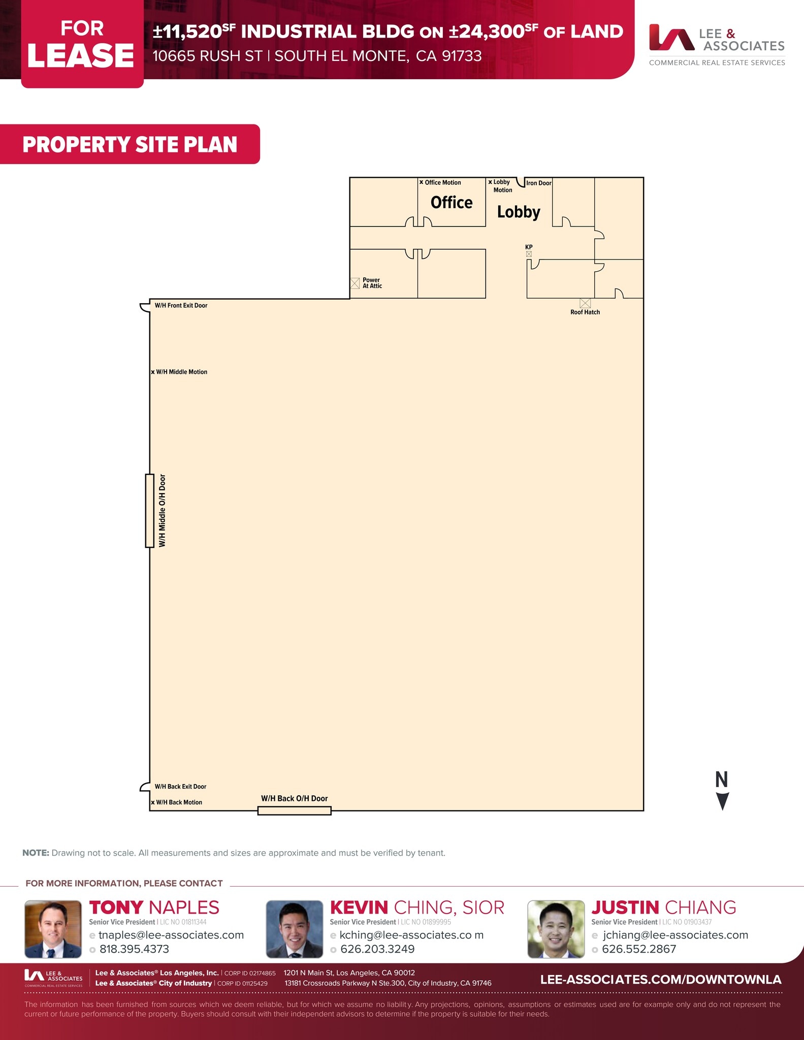 10665 E Rush St, South El Monte, CA à louer Plan de site– Image 1 sur 2