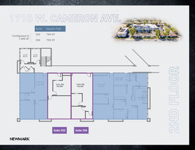 1710 W Cameron Ave, West Covina, CA à louer Plan d’étage– Image 2 sur 2