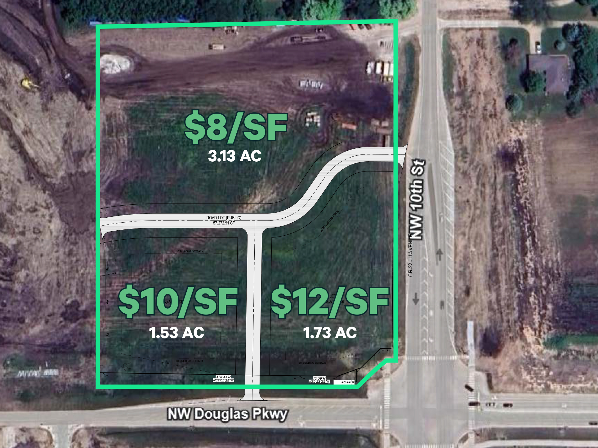 Northwest Douglas Pky, Waukee, IA à vendre Plan de site– Image 1 sur 2