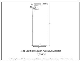 517-525 S Livingston Ave, Livingston, NJ à louer Plan de site– Image 1 sur 1
