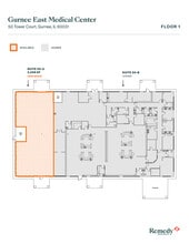3 S Greenleaf Ave, Gurnee, IL à louer Plan d’étage– Image 1 sur 1