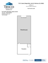 667-759 S State College Blvd, Fullerton, CA à louer Plan d’étage– Image 1 sur 1