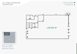 1201 Park Center Dr, Vista, CA à louer Plan d’étage– Image 2 sur 2