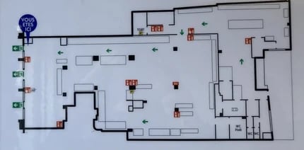 Local commercial dans Nice à louer Plan de site– Image 2 sur 2